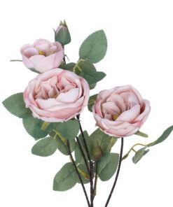 Alternative view of GloboStar® Artificial Garden PINK CLIMBING ROSE BRANCH 21184 Τεχνητό Διακοσμητικό Κλαδί Τριαντάφυλλο Ροζ Y70cm