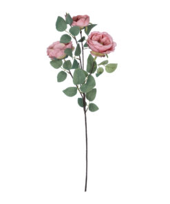 GloboStar® GloboStar® Artificial Garden HOT PINK CLIMBING ROSE BRANCH 21185 Τεχνητό Διακοσμητικό Κλαδί Τριαντάφυλλο Έντονο Ροζ Y70cm