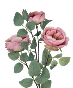 Alternative view of GloboStar® Artificial Garden HOT PINK CLIMBING ROSE BRANCH 21185 Τεχνητό Διακοσμητικό Κλαδί Τριαντάφυλλο Έντονο Ροζ Y70cm