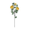 GloboStar® GloboStar® Artificial Garden YELLOW CLIMBING ROSE BRANCH 21186 Τεχνητό Διακοσμητικό Κλαδί Τριαντάφυλλο Κίτρινο Y70cm