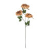 GloboStar® GloboStar® Artificial Garden PEACH  CLIMBING ROSE BRANCH 21189 Τεχνητό Διακοσμητικό Κλαδί Τριαντάφυλλο Ροδακινί Y66cm