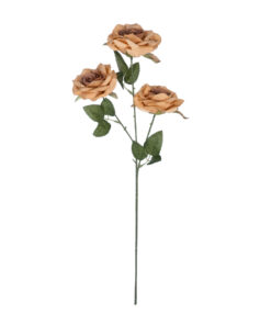 GloboStar® GloboStar® Artificial Garden PEACH CLIMBING ROSE BRANCH 21189 Τεχνητό Διακοσμητικό Κλαδί Τριαντάφυλλο Ροδακινί Y66cm