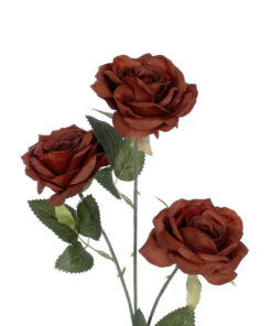 Alternative view of GloboStar® Artificial Garden RED CLIMBING ROSE BRANCH 21196 Τεχνητό Διακοσμητικό Κλαδί Τριαντάφυλλο Κόκκινο Y66cm