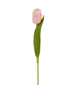 GloboStar® GloboStar® Artificial Garden PINK TULIP BRANCH 21200 Τεχνητό Διακοσμητικό Κλαδί Ροζ Τουλίπα Y37cm