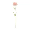 GloboStar® GloboStar® Artificial Garden PALE PING CARNATION BRANCH 21208 Τεχνητό Διακοσμητικό Κλαδί Γαρίφαλο Απαλό Ρόζ Y60cm