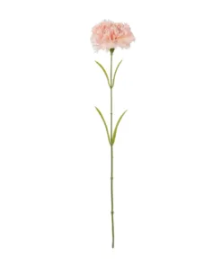 GloboStar® GloboStar® Artificial Garden PALE PING CARNATION BRANCH 21208 Τεχνητό Διακοσμητικό Κλαδί Γαρίφαλο Απαλό Ρόζ Y60cm