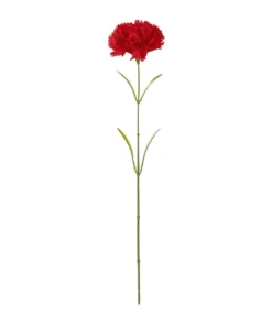 GloboStar® GloboStar® Artificial Garden Red CARNATION BRANCH 21210 Τεχνητό Διακοσμητικό Κλαδί Γαρίφαλο Κόκκινο Y60cm
