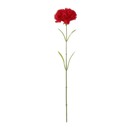 GloboStar® GloboStar® Artificial Garden Red CARNATION BRANCH 21210 Τεχνητό Διακοσμητικό Κλαδί Γαρίφαλο Κόκκινο Y60cm