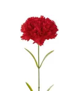 Alternative view of GloboStar® Artificial Garden Red CARNATION BRANCH 21210 Τεχνητό Διακοσμητικό Κλαδί Γαρίφαλο Κόκκινο Y60cm