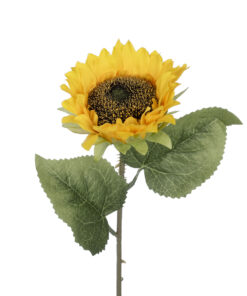 Alternative view of GloboStar® Artificial Garden YELLOW SUNFLOWER  BRANCH 21212 Τεχνητό Διακοσμητικό Κλαδί Ηλιοτρόπιο Κίτρινο Y50cm