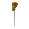 GloboStar® GloboStar® Artificial Garden ORANGE SUNFLOWER BRANCH 21213 Τεχνητό Διακοσμητικό Κλαδί Ηλιοτρόπιο Πορτοκαλί Y50cm