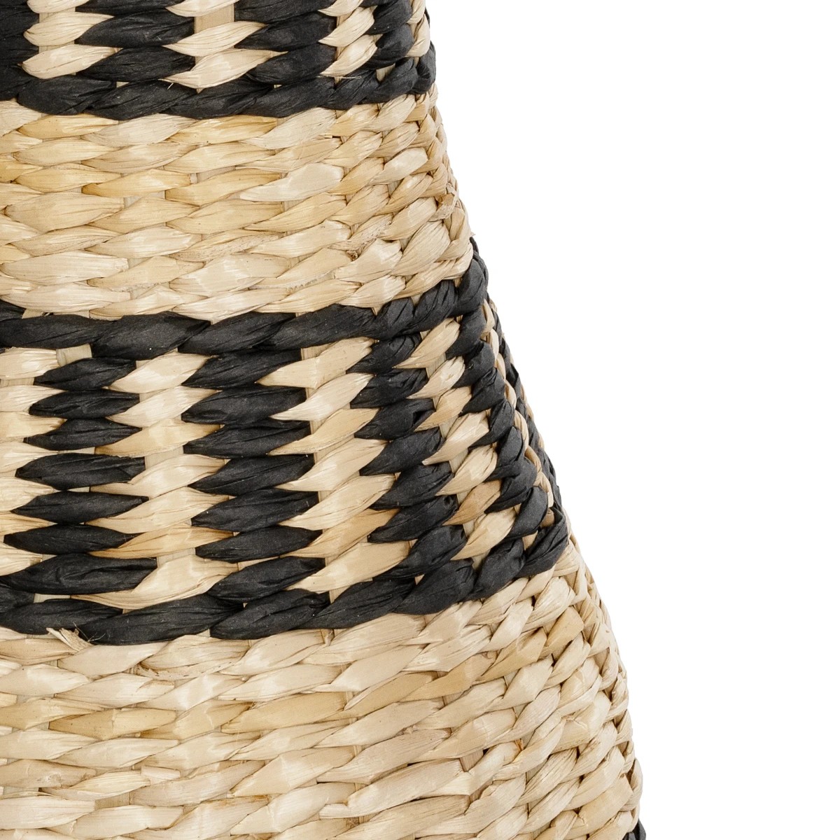 GloboStar® Artificial Garden MONTMARTRE 21227 Διακοσμητικό Πλεκτό Καλάθι - Κασπώ Γλάστρα - Flower Pot Μπεζ με Μαύρο Π20 x M20 x Υ42cm 5 GloboStar® Artificial Garden MONTMARTRE 21227 Διακοσμητικό Πλεκτό Καλάθι - Κασπώ Γλάστρα - Flower Pot Μπεζ με Μαύρο Π20 x M20 x Υ42cm - Image 4