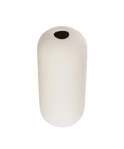 GloboStar® Artificial Garden BLANCO 21247 Διακοσμητική Κεραμική Γλάστρα Γκρι Π11 x Μ11 x Υ25 cm 8 21247 3