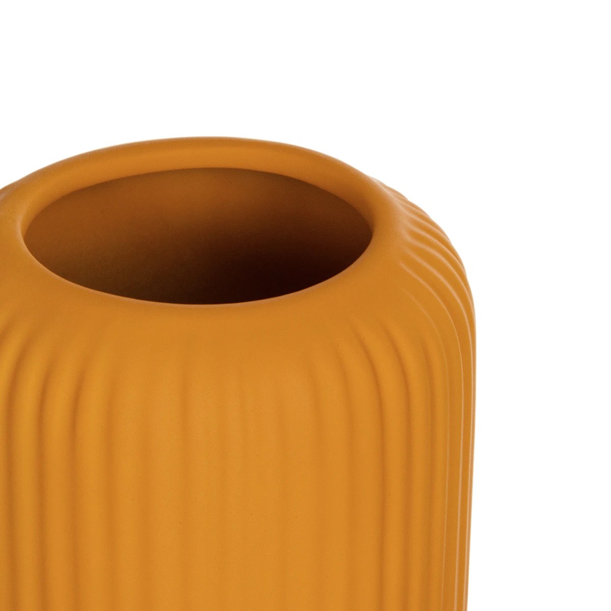 GloboStar® Artificial Garden CANGUU 21255 Διακοσμητικό Κεραμικό Βάζo Πορτοκαλί Π11 x Μ11 x Υ26 cm 5 GloboStar® Artificial Garden CANGUU 21255 Διακοσμητικό Κεραμικό Βάζo Πορτοκαλί Π11 x Μ11 x Υ26 cm - Image 4
