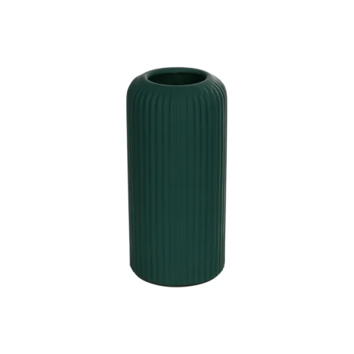 GloboStar® GloboStar® Artificial Garden KUTA 21256 Διακοσμητικό Κεραμικό Βάζo Πράσινο Π10 x Μ10 x Υ20 cm