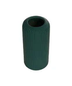 Alternative view of GloboStar® Artificial Garden KUTA 21256 Διακοσμητικό Κεραμικό Βάζo Πράσινο Π10 x Μ10 x Υ20 cm