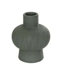 GloboStar® GloboStar® Artificial Garden MALACHITE 21264 Διακοσμητικό Κεραμικό Βάζo Πράσινο Π13 x Μ13 x Υ16cm