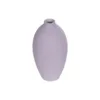 GloboStar® GloboStar® Artificial Garden AMETHYST 21267 Διακοσμητικό Κεραμικό Βάζo Μωβ Π8 x Μ8 x Υ14cm