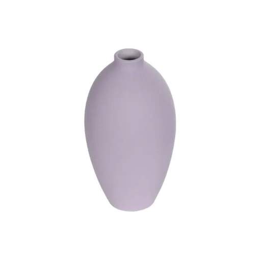 GloboStar® GloboStar® Artificial Garden AMETHYST 21267 Διακοσμητικό Κεραμικό Βάζo Μωβ Π8 x Μ8 x Υ14cm