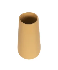 Alternative view of GloboStar® Artificial Garden LEGIAN 21268 Διακοσμητικό Κεραμικό Βάζo Πορτοκαλι Π10 x Μ10 x Υ20cm