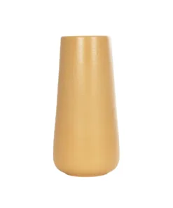 GloboStar® Artificial Garden LEGIAN 21268 Διακοσμητικό Κεραμικό Βάζo Πορτοκαλι Π10 x Μ10 x Υ20cm 9 21268 4