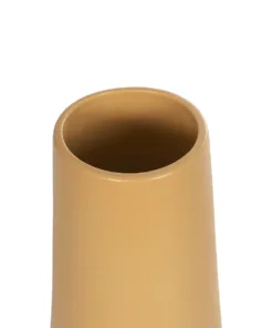 GloboStar® Artificial Garden LEGIAN 21268 Διακοσμητικό Κεραμικό Βάζo Πορτοκαλι Π10 x Μ10 x Υ20cm 10 21268 5