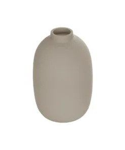 GloboStar® GloboStar® Artificial Garden PHUKET 21276 Διακοσμητικό Κεραμικό Βάζo Καφέ Π10 x Μ10 x Υ15cm