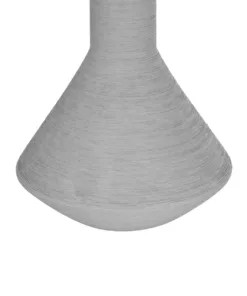 GloboStar® Artificial Garden BARBADOS 21284 Διακοσμητικό Κεραμικό Βάζo Γκρι Π16 x Μ16 x Υ25cm 11 21284 6