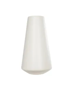 Alternative view of GloboStar® Artificial Garden CONSOLI 21287 Διακοσμητικό Κεραμικό Βάζο Μπεζ Μ14 x Π14 x Υ25cm