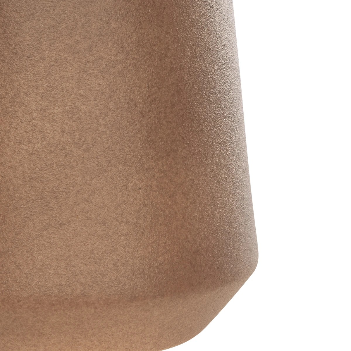 GloboStar® Artificial Garden PORTO 21288 Διακοσμητικό Κεραμικό Βάζο Καφέ Μ11 x Π11 x Υ20cm 6 GloboStar® Artificial Garden PORTO 21288 Διακοσμητικό Κεραμικό Βάζο Καφέ Μ11 x Π11 x Υ20cm - Image 5