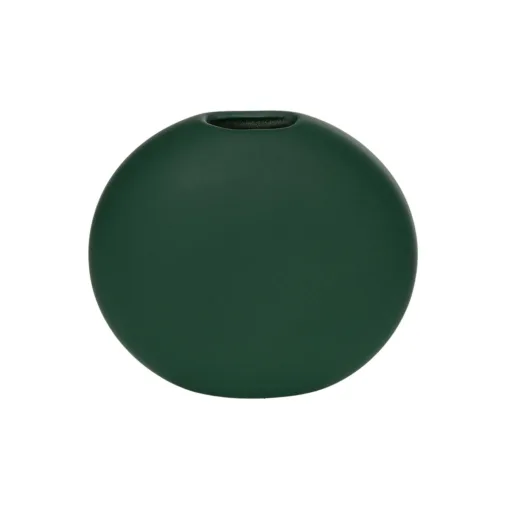 GloboStar® GloboStar® Artificial Garden MENORCA 21292 Διακοσμητικό Κεραμικό Βάζo Πράσινο Π15 x Μ15 x Υ14cm