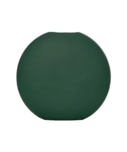 GloboStar® Artificial Garden MENORCA 21292 Διακοσμητικό Κεραμικό Βάζo Πράσινο Π15 x Μ15 x Υ14cm 9 21292 4