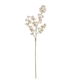 GloboStar® GloboStar® Artificial Garden PINK PEAR BLOSSOM BRANCH 21295 Τεχνητό Διακοσμητικό Κλαδί Αχλαδίας Ρόζ Y80cm