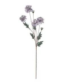 GloboStar® GloboStar® Artificial Garden PURPLE CHRYSANTHEMUM BRANCH 21303 Τεχνητό Διακοσμητικό Μωβ Κλαδί Χρυσάνθεμο Y83cm
