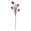 GloboStar® GloboStar® Artificial Garden RED TULIP BRANCH 21309 Τεχνητό Διακοσμητικό Κλαδί Κόκκινη Τουλίπα Y100cm