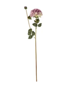 GloboStar® GloboStar® Artificial Garden PURPLE CHRYSANTHEMUM BRANCH 21322 Τεχνητό Διακοσμητικό Μωβ Κλαδί Χρυσάνθεμο Y70cm