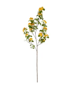 GloboStar® GloboStar® Artificial Garden ORANGE APRICOT BRANCH 21325 Τεχνητό Διακοσμητικό Πορτοκαλί Κλαδί Ροδακινίας Y100cm