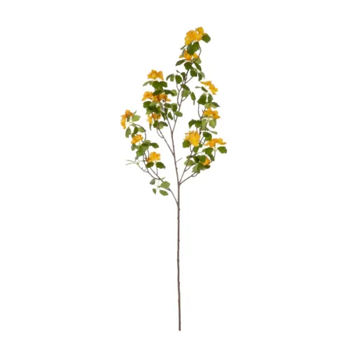 GloboStar® GloboStar® Artificial Garden ORANGE APRICOT BRANCH 21325 Τεχνητό Διακοσμητικό Πορτοκαλί Κλαδί Ροδακινίας Y100cm