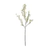 GloboStar® GloboStar® Artificial Garden WHITE FORSYTHIA BRANCH 21326 Τεχνητό Διακοσμητικό Λευκό Κλαδί Φορσύθιας Y83cm