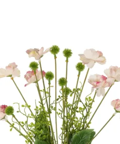 Alternative view of GloboStar® Artificial Garden PINK CANAION FLOWER BOUQUET 21327 Τεχνητό Διακοσμητικό Μπουκέτο Ροζ Κάννα Y60cm