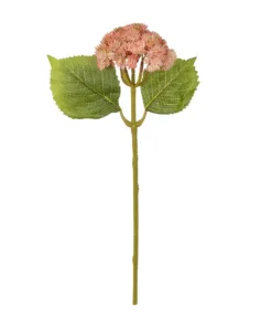 GloboStar® GloboStar® Artificial Garden SALMON SEDUM BRANCH 21337 Τεχνητό Διακοσμητικό Κλαδί Ροζ Σέδο Y38cm