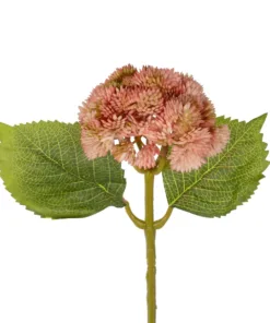 Alternative view of GloboStar® Artificial Garden SALMON SEDUM BRANCH 21337 Τεχνητό Διακοσμητικό Κλαδί Ροζ Σέδο Y38cm