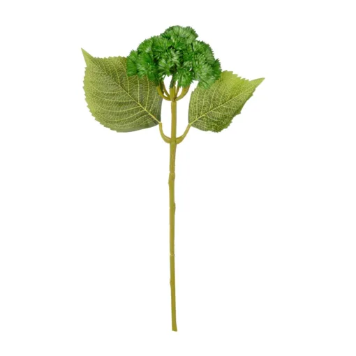 GloboStar® GloboStar® Artificial Garden OLIVE GREEN SEDUM BRANCH 21340 Τεχνητό Διακοσμητικό Κλαδί Πράσινο Σέδο Y38cm