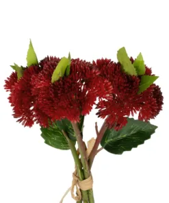 Alternative view of GloboStar® Artificial Garden RED SEDUM BOUQUET 21349 Τεχνητό Διακοσμητικό Μπουκέτο Κόκκινο Σέδο Y30cm