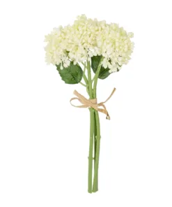 GloboStar® GloboStar® Artificial Garden WHITE HYACINTH BOUQUET 21351 Τεχνητό Διακοσμητικό Μπουκέτο Λευκός Υάκυνθος Y30cm