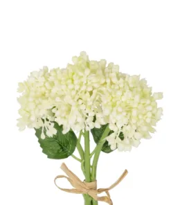 Alternative view of GloboStar® Artificial Garden WHITE HYACINTH BOUQUET 21351 Τεχνητό Διακοσμητικό Μπουκέτο Λευκός Υάκυνθος Y30cm
