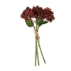 GloboStar® GloboStar® Artificial Garden RED HYACINTH BOUQUET 21353 Τεχνητό Διακοσμητικό Μπουκέτο Κόκκινος Υάκυνθος Y30cm