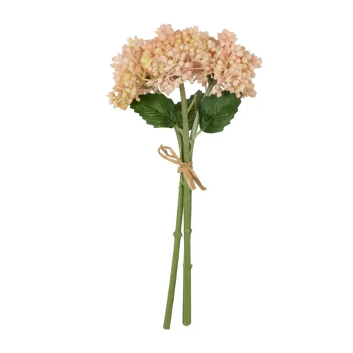 GloboStar® GloboStar® Artificial Garden SALMON PINK HYACINTH BOUQUET 21355 Τεχνητό Διακοσμητικό Μπουκέτο Ροζ Υάκυνθος Y30cm
