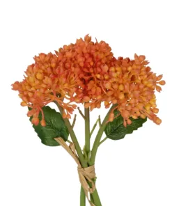 Alternative view of GloboStar® Artificial Garden ORANGE HYACINTH BOUQUET 21357 Τεχνητό Διακοσμητικό Μπουκέτο Πορτοκαλί Υάκυνθος Y30cm