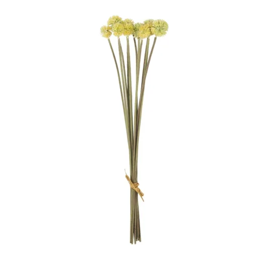 GloboStar® GloboStar® Artificial Garden PALE YELLOW DANDELION BOUQET 21363 Τεχνητό Διακοσμητικό Ταραξάκο Μπουκέτο Y54cm